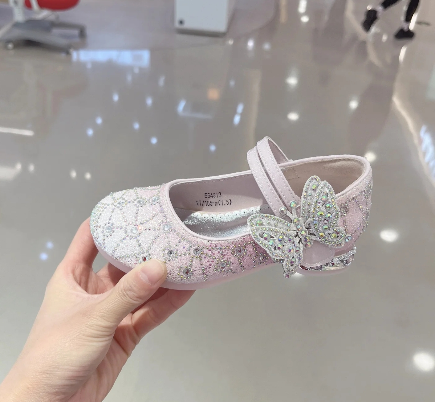 专柜正品沙驰女宝春季新款女童公主鞋时尚小皮鞋儿童时尚皮靴