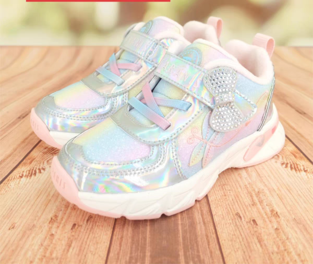 专柜正品泰兰尼斯童鞋24冬款女童加绒保暖休闲鞋儿童运动跑步鞋