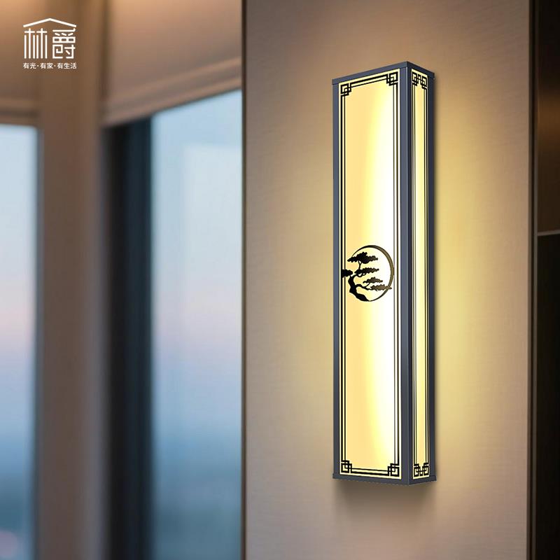 太阳能户外壁灯中式大门口外墙防水别墅花园室外庭院走廊过道墙灯