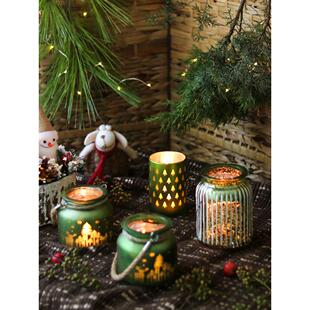 圣诞烛台,风灯,蜡烛杯,桌面装饰,装饰,派对气氛,浪漫情调