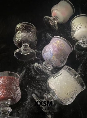 荧光夜光40度低温蜡烛室内情调香薰大豆蜡手工玻璃杯礼物【XXSM】