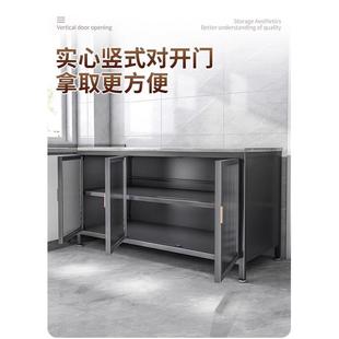 岩板厨架房置储物架餐边物柜落地多层微波炉碗BKM多功能收纳柜橱