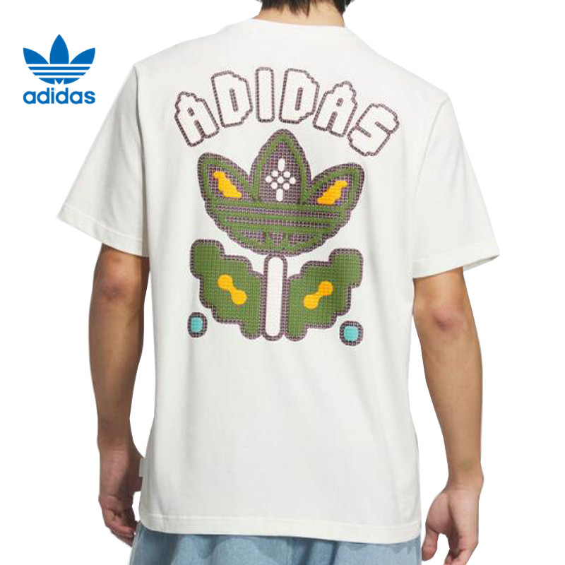 adidas阿迪达斯三叶草男子Q3 3 MONO运动休闲短袖T恤KD1844