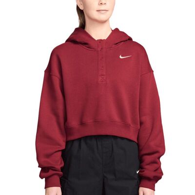 NIKE耐克女子AS W NSW PHNX运动休闲连帽套头衫卫衣IF0259-613