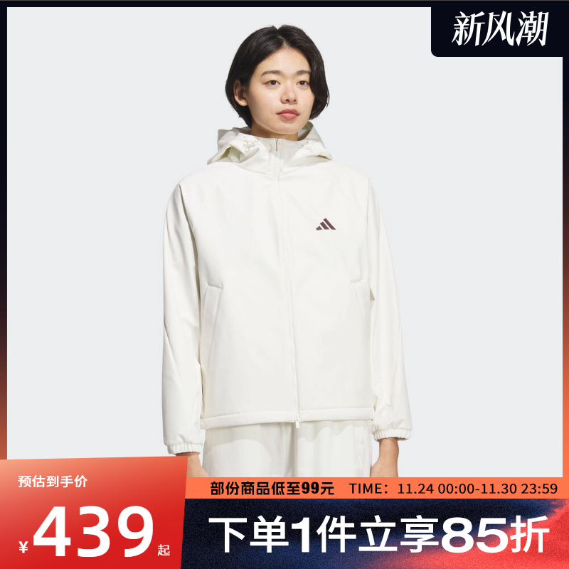 adidas阿迪达斯女子MS SOFTSHELL JK运动健身夹克外套KC0055