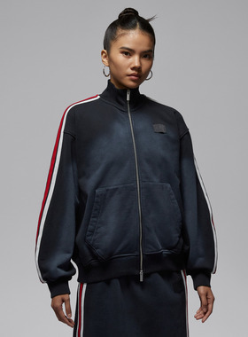 NIKE耐克女子AS W J FLT FLC FT运动健身夹克外套IF1028-010