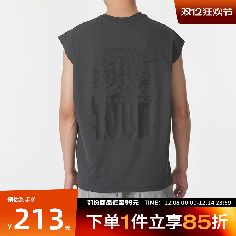 NIKE耐克男子AS M DF SL STREET运动休闲无袖T恤HV1889-060