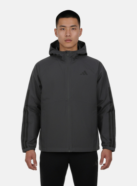 adidas阿迪达斯男子ESS 3S RAIN H J运动健身夹克外套KE0272