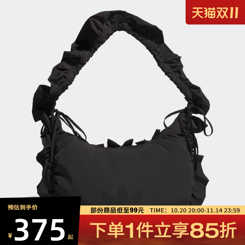 adidas阿迪达斯三叶草男女RUFFLE BAG L运动休闲单肩包IA8915