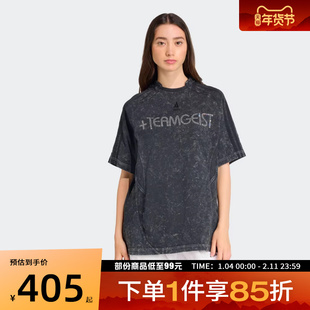 adidas阿迪达斯三叶草女子RHINESTONE运动休闲短袖T恤KF3113