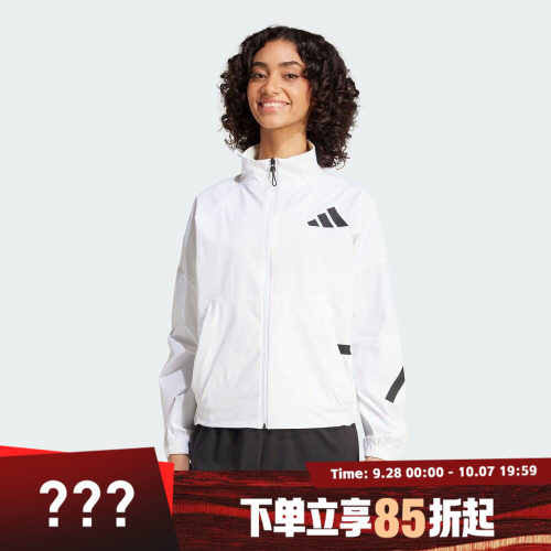 adidas阿迪达斯女子W Z.N.E. WV TT运动健身夹克外套JW1754