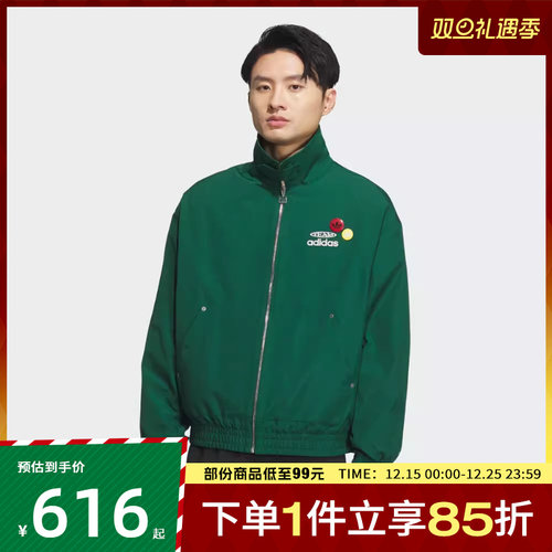 adidas阿迪达斯三叶草男子IH JKT M运动健身夹克外套KC0136