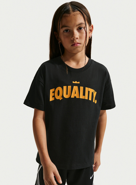 NIKE耐克大童LJ K NK TEE M90 HK运动休闲短袖T恤IQ0258-010