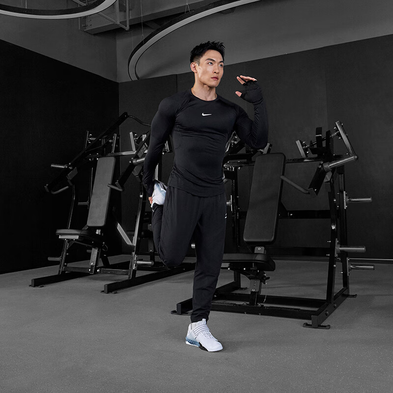 nike耐克男子AS M NP DF TIGHT TOP LSPRO运动长袖T恤FB7920-010