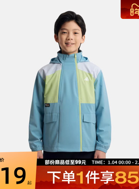 adidas阿迪达斯大童JK WV URBAN JKT运动健身夹克外套KG5949