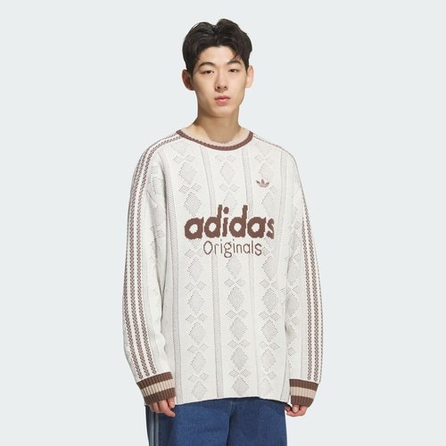 adidas阿迪达斯三叶草男子RS U SWEATER毛衣圆领套头衫KS5956