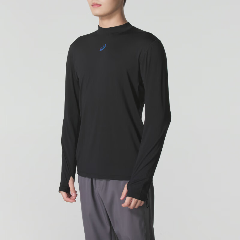 Asics亚瑟士男子运动休闲长袖T恤2011D470-001
