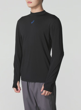 Asics亚瑟士男子运动休闲长袖T恤2011D470-001