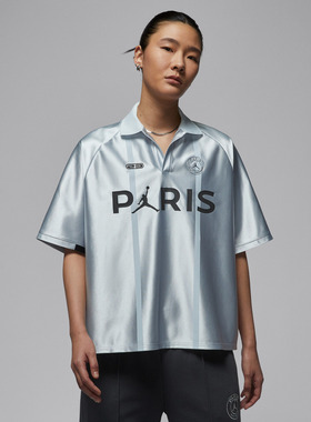 NIKE耐克女子AS W J PSG JERSEY运动休闲短袖T恤IF3824-043