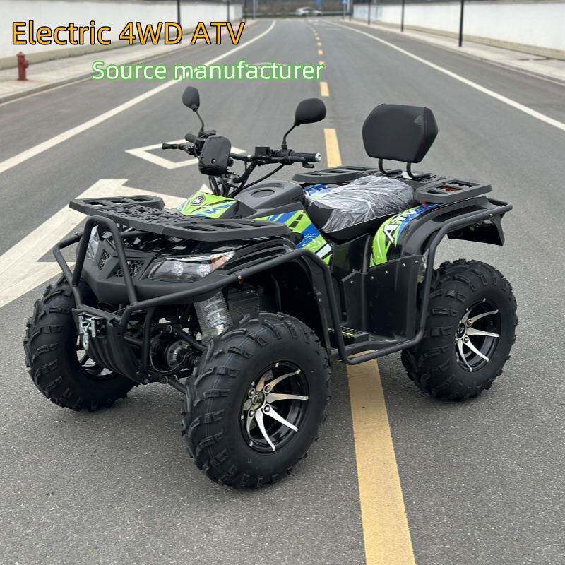 源头厂家电动四轮沙滩车四驱ATV山地8000W全地形100A锂电池越野车