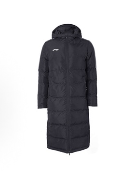 李宁长款棉服男子冬季加厚保暖过膝运动服AFMR499-1 武汉TT仓