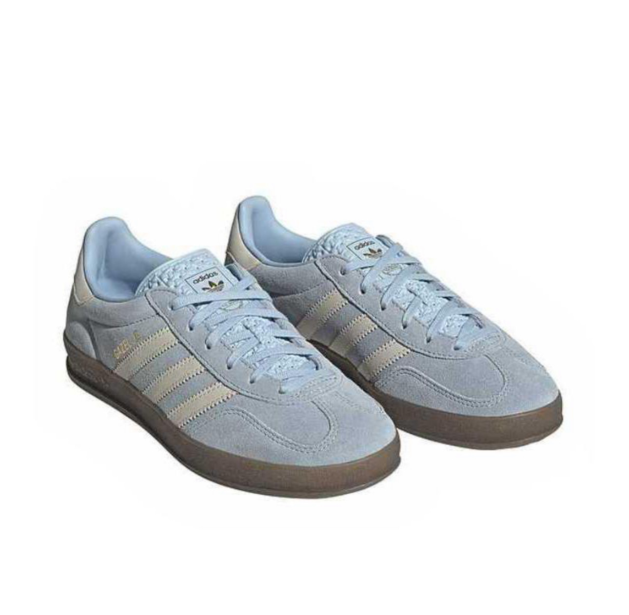 adidas originals舒适休闲板鞋女款蓝色德训鞋JI2717浙江极速仓