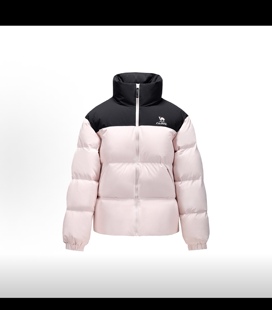 骆驼 长袖羽绒服 J34CR08635B 幻影黑/梦幻粉 西安xz仓（深圳发）