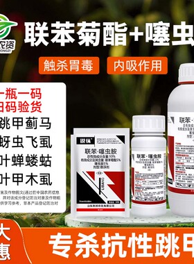10%联苯噻虫胺菊酯小麦蚜虫黄守瓜黄条跳甲蓟马飞虱锐纵杀虫剂
