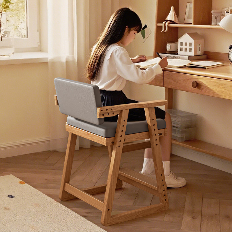 实木儿童学习椅子可调节升降座椅小学生专用写字椅书桌椅餐椅,住宅家具,儿童学习椅,淘宝优惠券,粉丝福利购,淘宝优惠卷