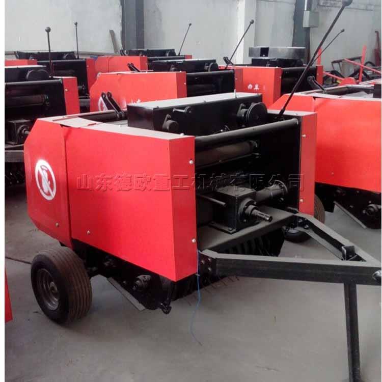 拖拉机后置式玉米秸秆打捆机秸秆捡拾收获设备小型多功能捆草机