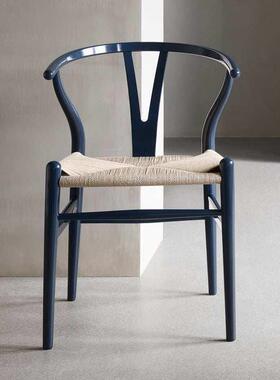 丹麦 Carl Hansen CH24实木椅子 扶手靠背餐椅简约休闲椅 可订制