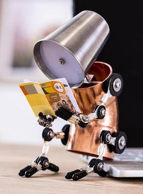 男友生日礼物教师节创意工业风桌面摆件赛博蒸汽朋克工业风小夜灯