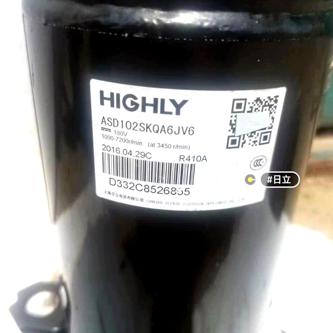 ASD102SKQA6JV6 ASD088 180V直流变频空调压缩机冷媒原装下线 线