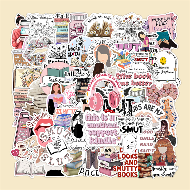 50张英文励志语录装饰防水贴纸