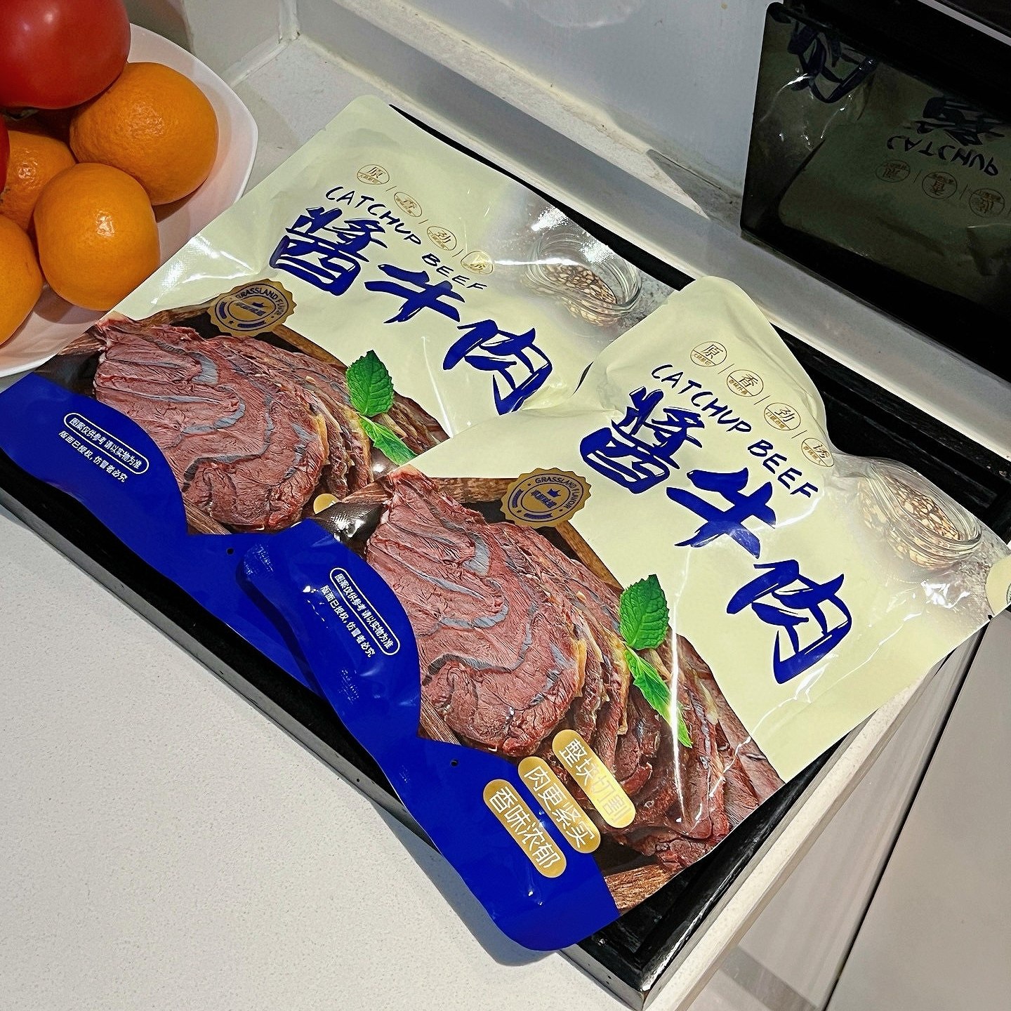 潮牛元气即食牛肉内蒙古特产酱牛肉草原酱牛肉即食卤牛肉熟食