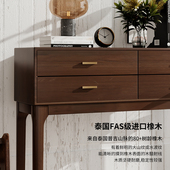 美式 门厅玄关桌轻奢储物柜过道餐边柜长条几案几高脚柜玄关柜 风格