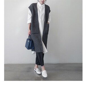 加长款 韩国东大门衬衫 宽松bf风大版 2021秋冬款 棉扭扣衬衣裙 女长袖