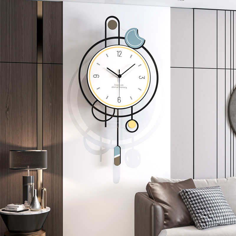 网红创意轻奢挂钟客厅家用时尚简约钟表静音挂墙装饰时钟2022新款,家居饰品,挂钟,淘宝优惠券,粉丝福利购,淘宝优惠卷