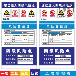 您已进入一级二级三级四级风险点标识牌施工工地警示牌配电箱风险