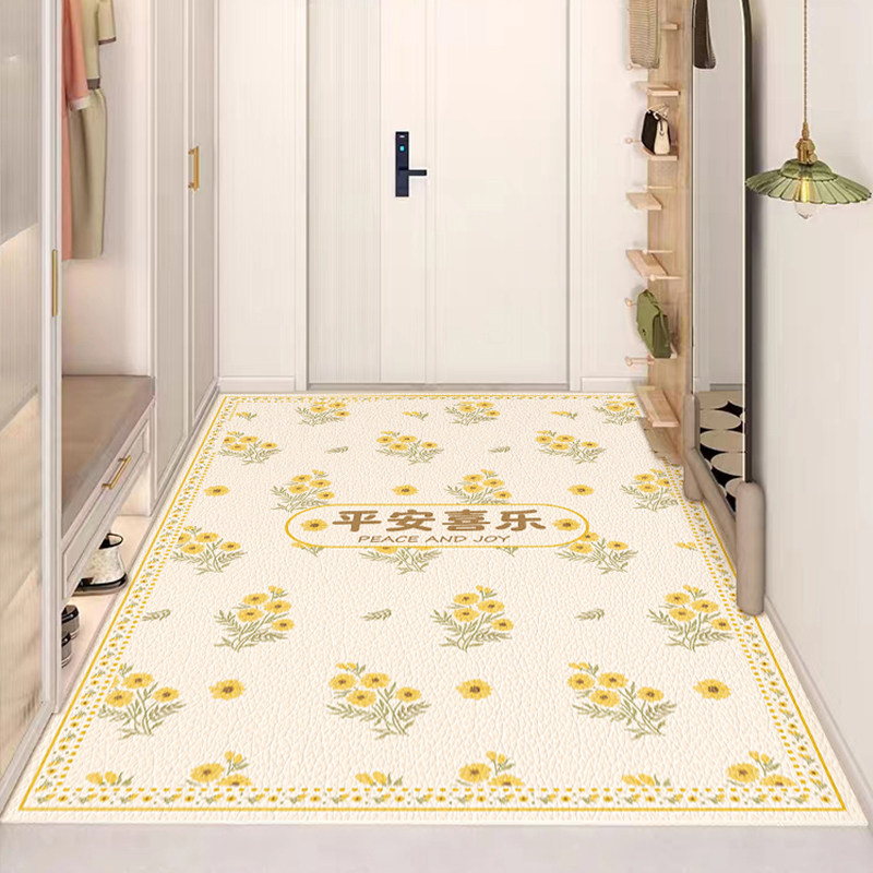 入户门地垫卡通进门换鞋垫家用门口防滑垫可擦免洗2023新款可裁剪
