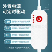 鱼缸灯夹灯LED灯防水超亮全光谱水草灯迷你小型水族箱专用照明灯