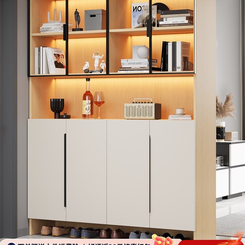 实木鞋柜玄关柜一体家用客厅屏风隔断柜入户门玄关柜大容量收纳柜,住宅家具,门厅/玄关柜/玄关架,淘宝优惠券,粉丝福利购,淘宝优惠卷