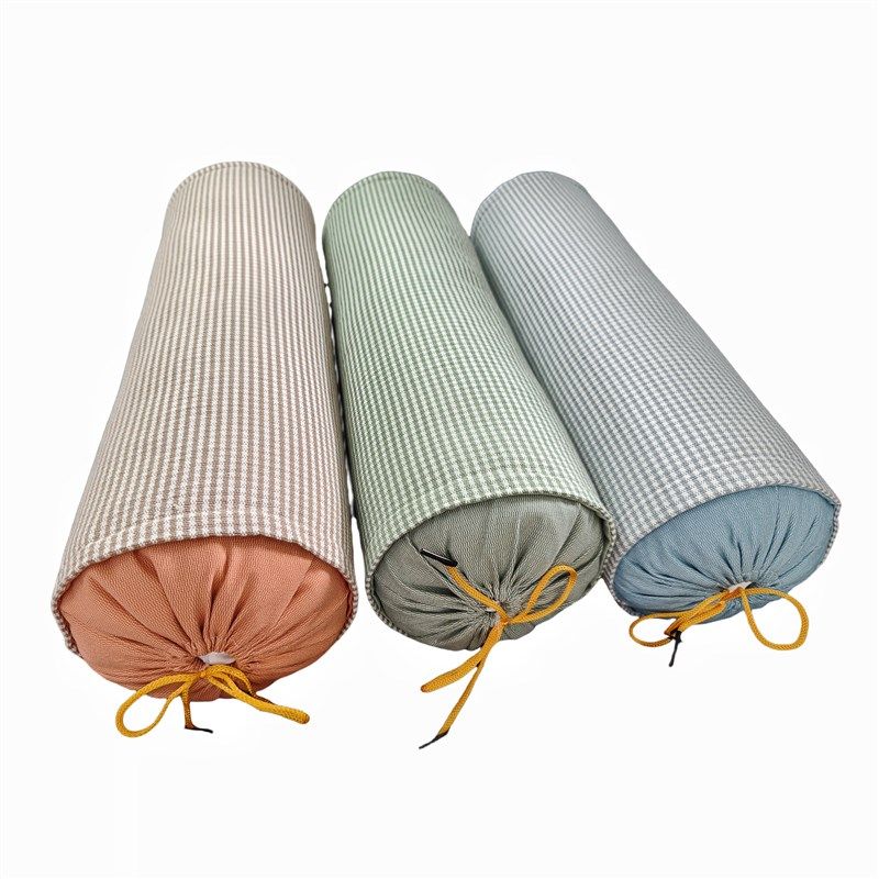 老粗布颈椎枕大圆枕荞麦壳枕头全棉护颈枕圆柱形糖果枕带枕套,床上用品,枕头/枕芯,淘宝优惠券,粉丝福利购,淘宝优惠卷