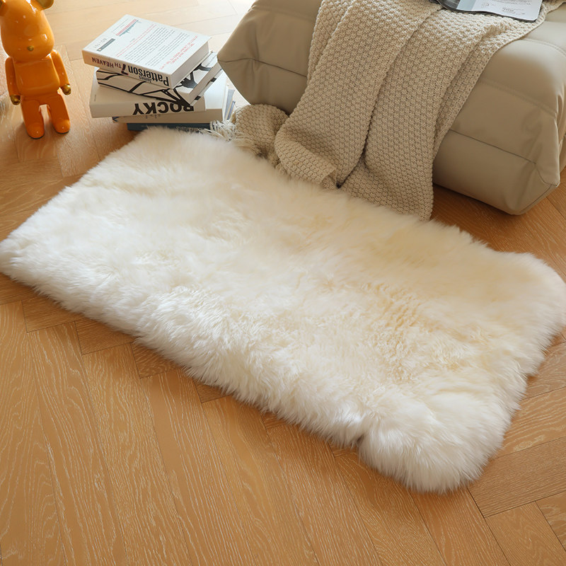 长毛皮草卧室小地毯床边毯玄关鞋凳坐垫羊毛垫长方形羊毛毯脚垫毯,居家布艺,地毯,淘宝优惠券,粉丝福利购,淘宝优惠卷