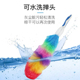 可水洗清洁家用除尘掸塑料可弯曲除尘掸子鸡毛掸静电除尘带九节套