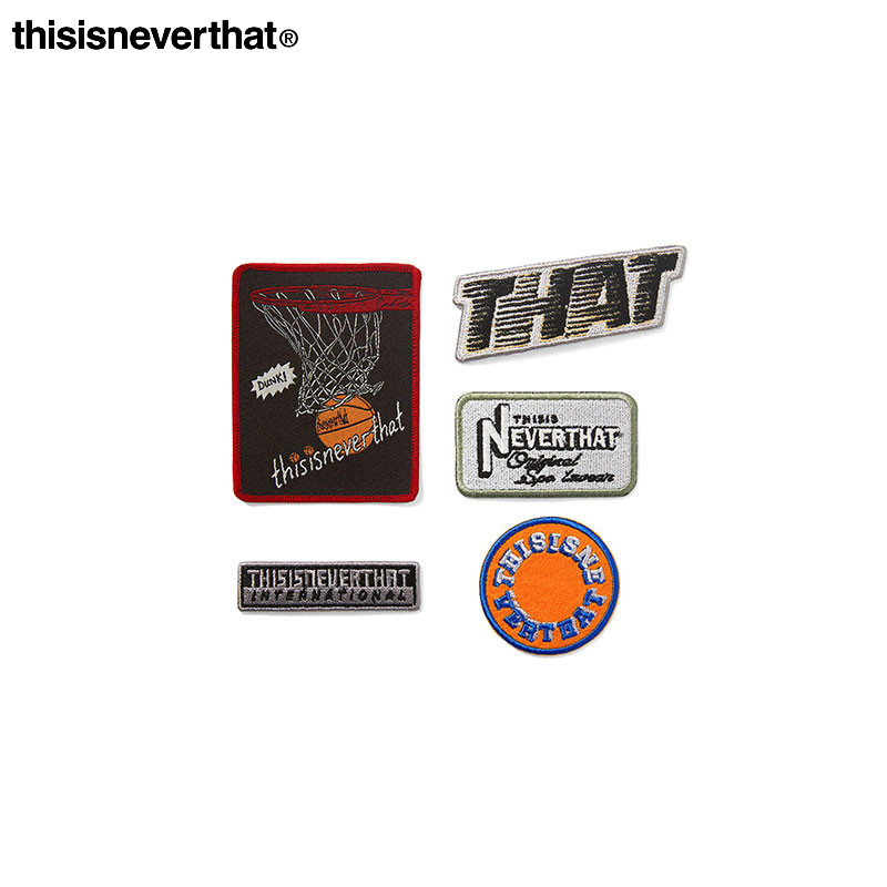 thisisneverthat® TNT Iron-on Patch Set 25新品刺绣布贴套装