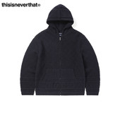 秋冬季 thisisneverthat® 拉链连帽卫衣 Zip Hoodie Cable Knit