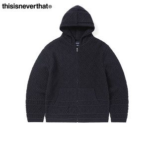 Cable 秋冬季 Knit Hoodie 拉链连帽卫衣 Zip thisisneverthat®