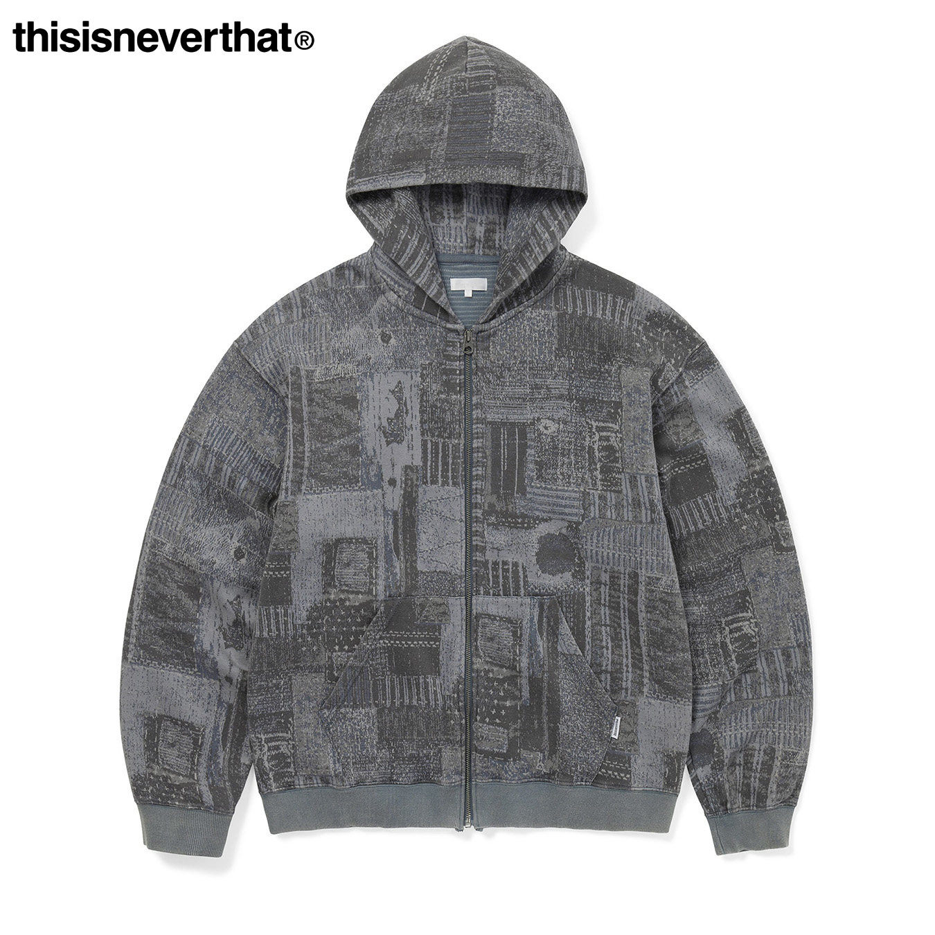 thisisneverthat® Crazy Faded Thermal Zip Up Hoodie 26秋卫衣