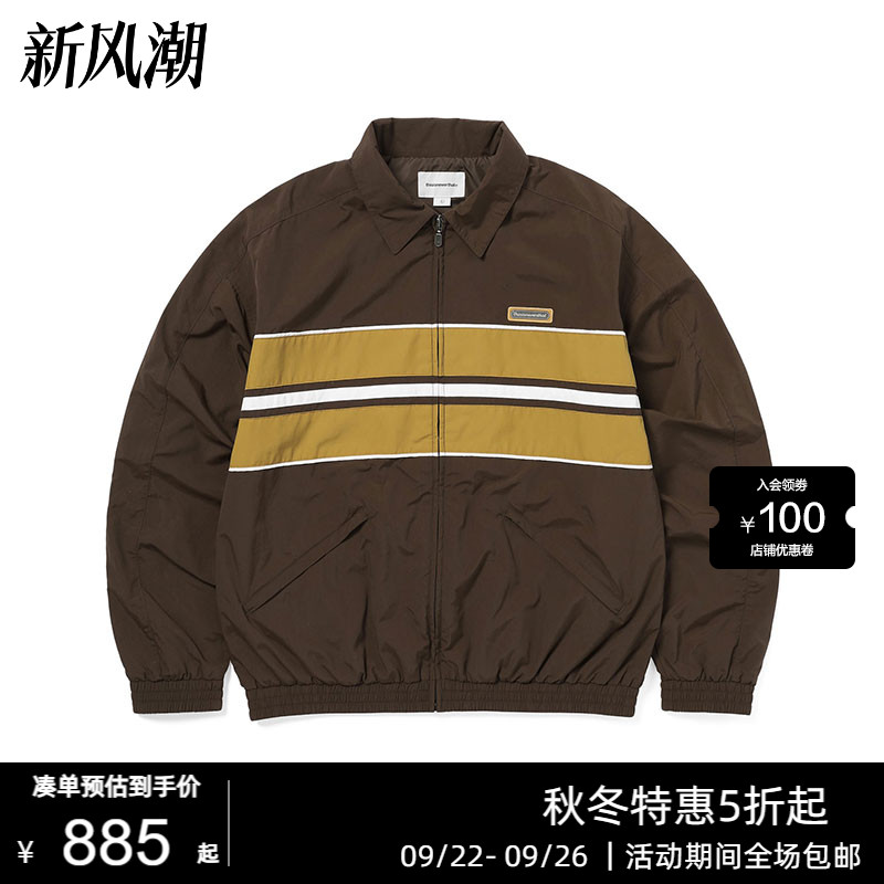 thisisneverthat® Sport Wind Jacket秋冬新款翻领拼色夹克外套